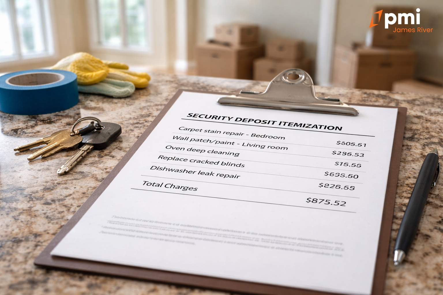 Security Deposit Itemization In Virginia: Evidence, Scope Matching, And The 45-Day Timing Risk